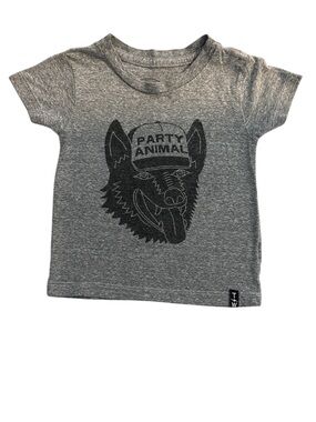 Kids 'Party Animal' Graphic Tee - Gray by